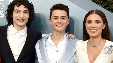 is noah schnapp dating|Stranger Things Millie Bobby Brown and Noah Schnapp Made。